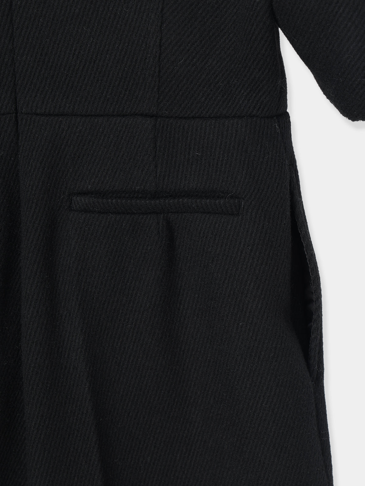 Pearl Trim Wool Combinaison