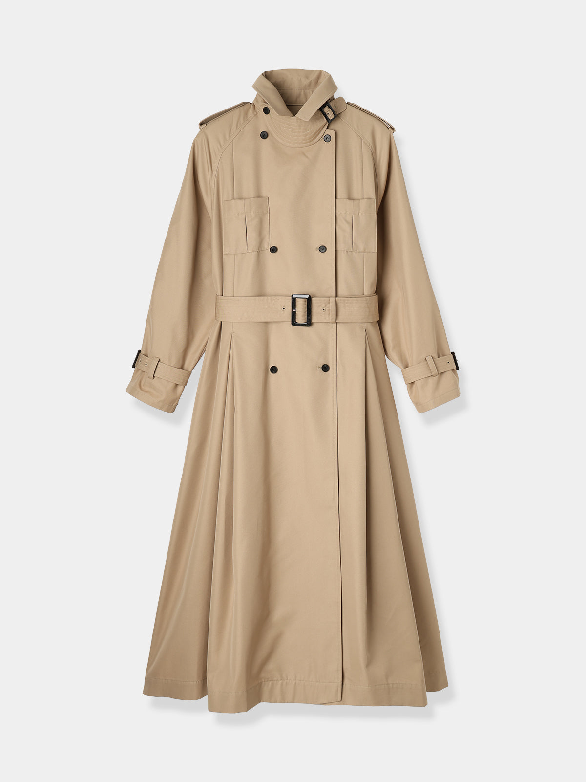 Belted Flare Trench coat