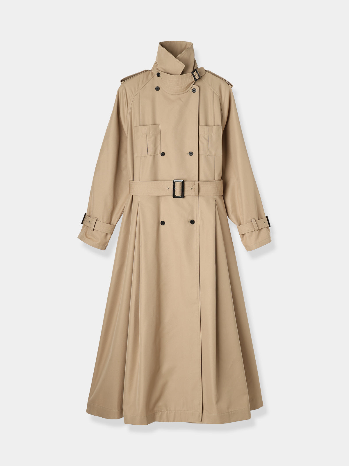 Belted Flare Trench coat