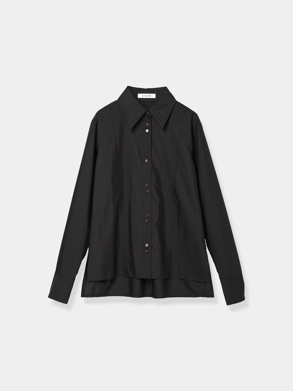 Pointed collar shirt – L