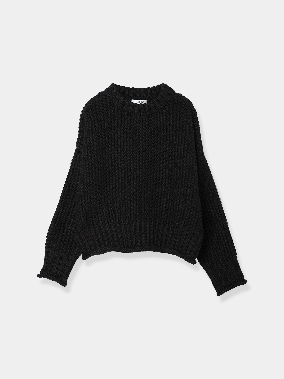 Cropped knit tops
