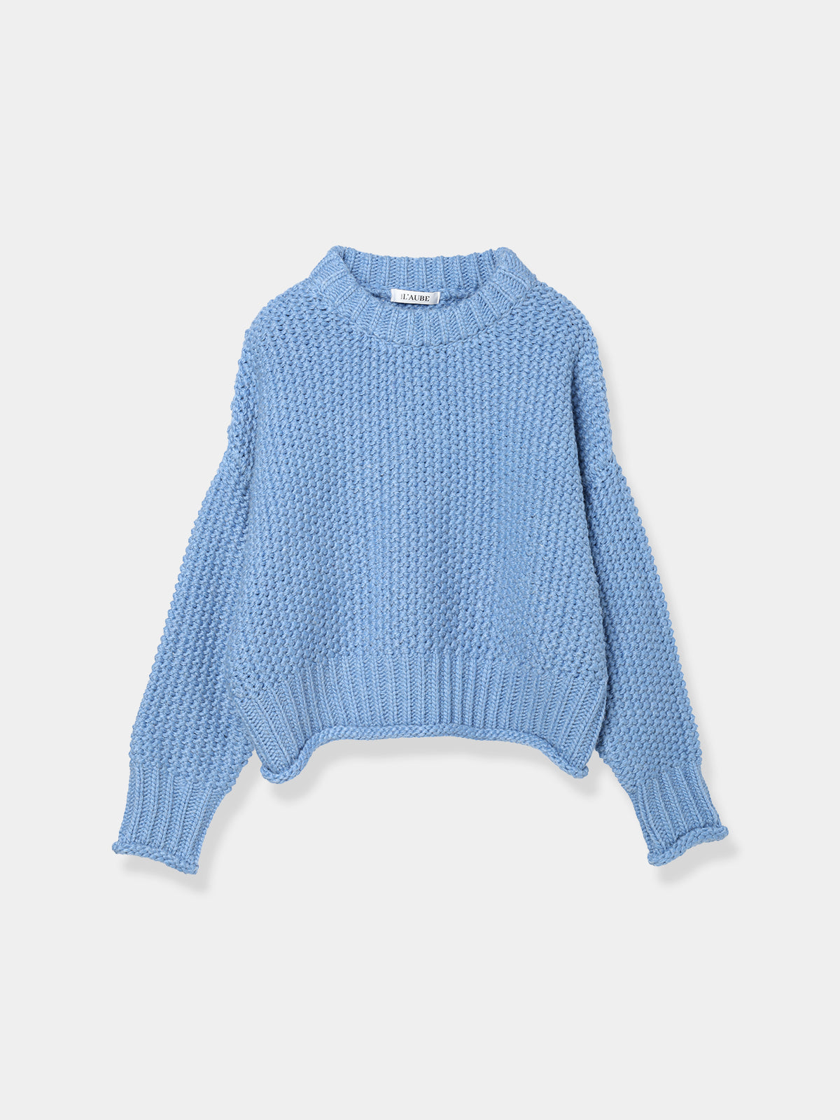 Cropped knit tops