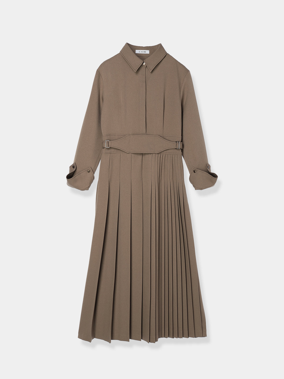 新品未使用 ローブブラン Asymmetry pleats Dressお値下げ不可