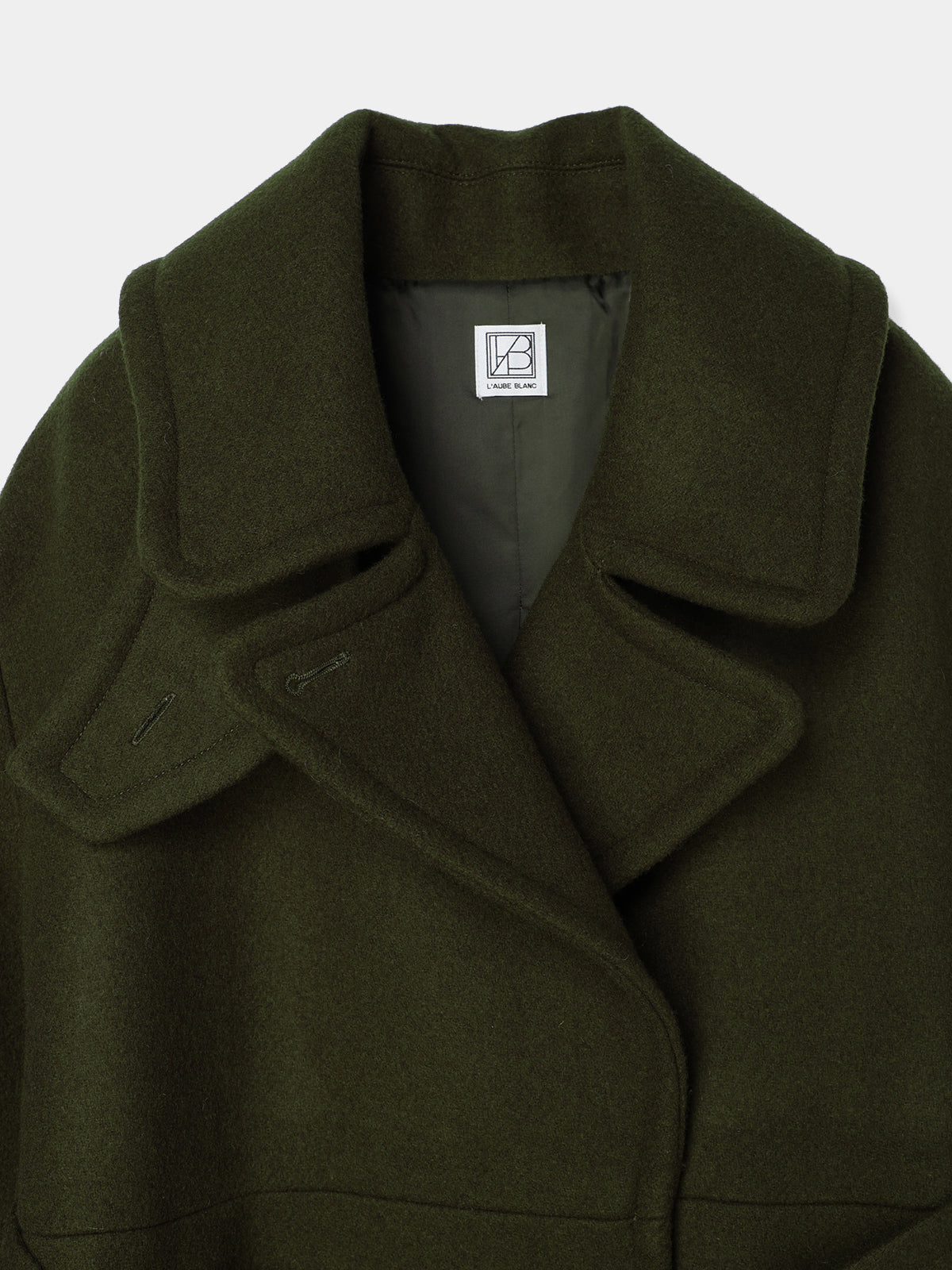 laubeblanc Double-breasted Wool coat