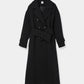 Wide belt  Trench coat