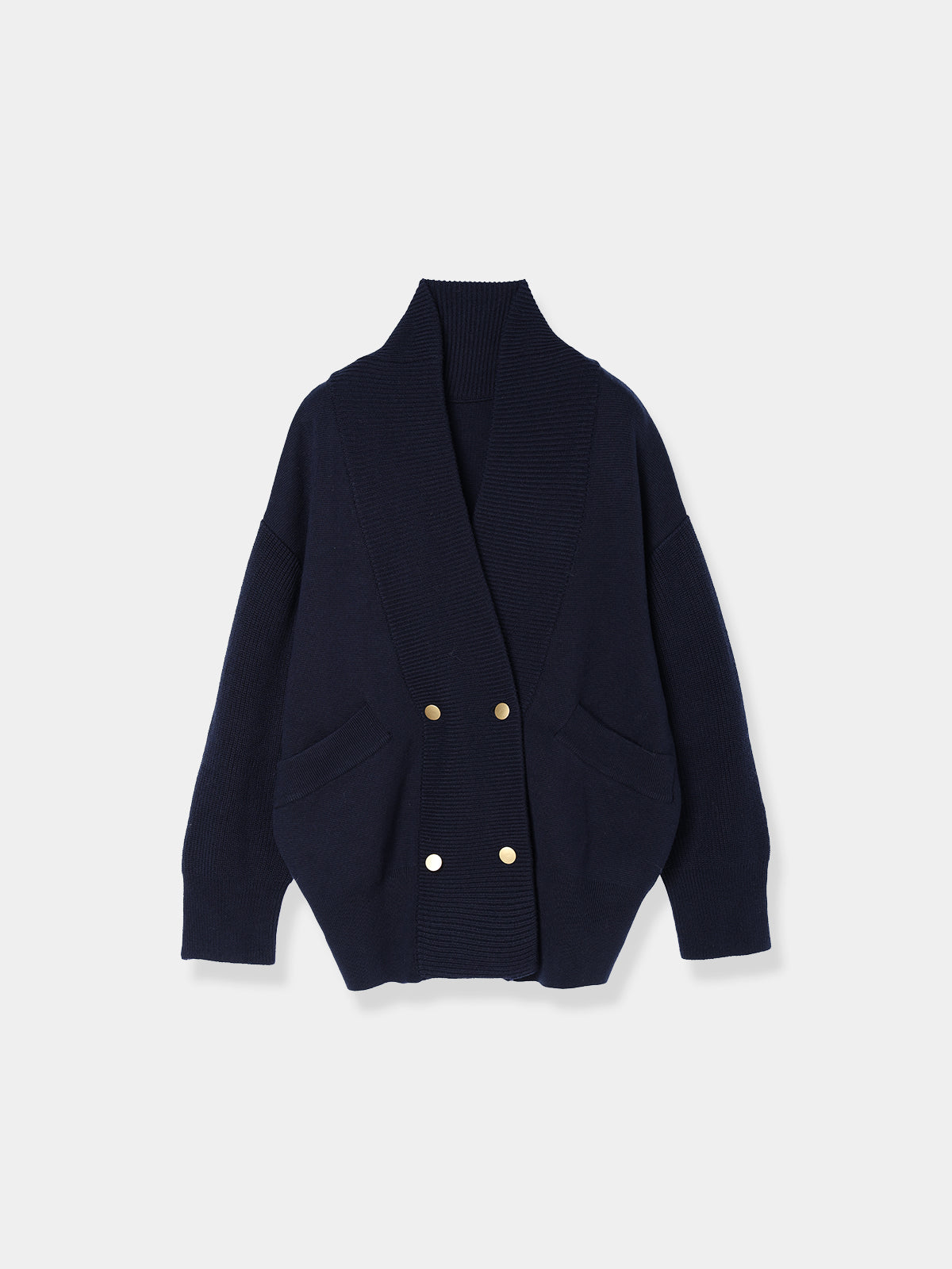 Double-breasted Knit cardigan – L 