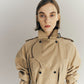 Belted Flare Trench coat