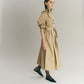 Belted Flare Trench coat