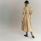 Belted Flare Trench coat