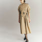 Belted Flare Trench coat