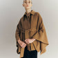 3way Wool Cape coat