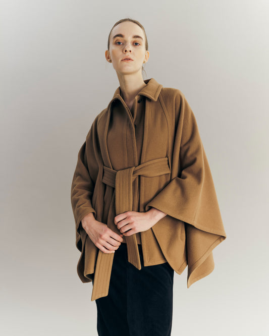 3way Wool Cape coat