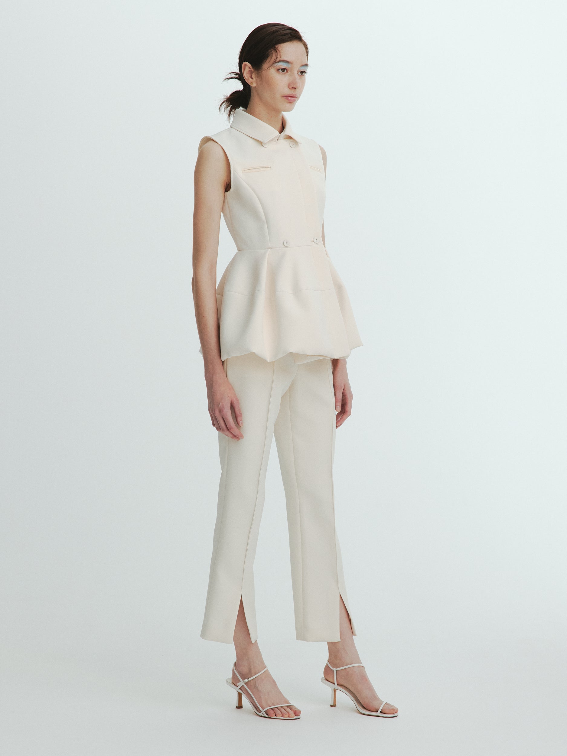 laube blanc Top Center slit Pants セットアップ - テーラードジャケット