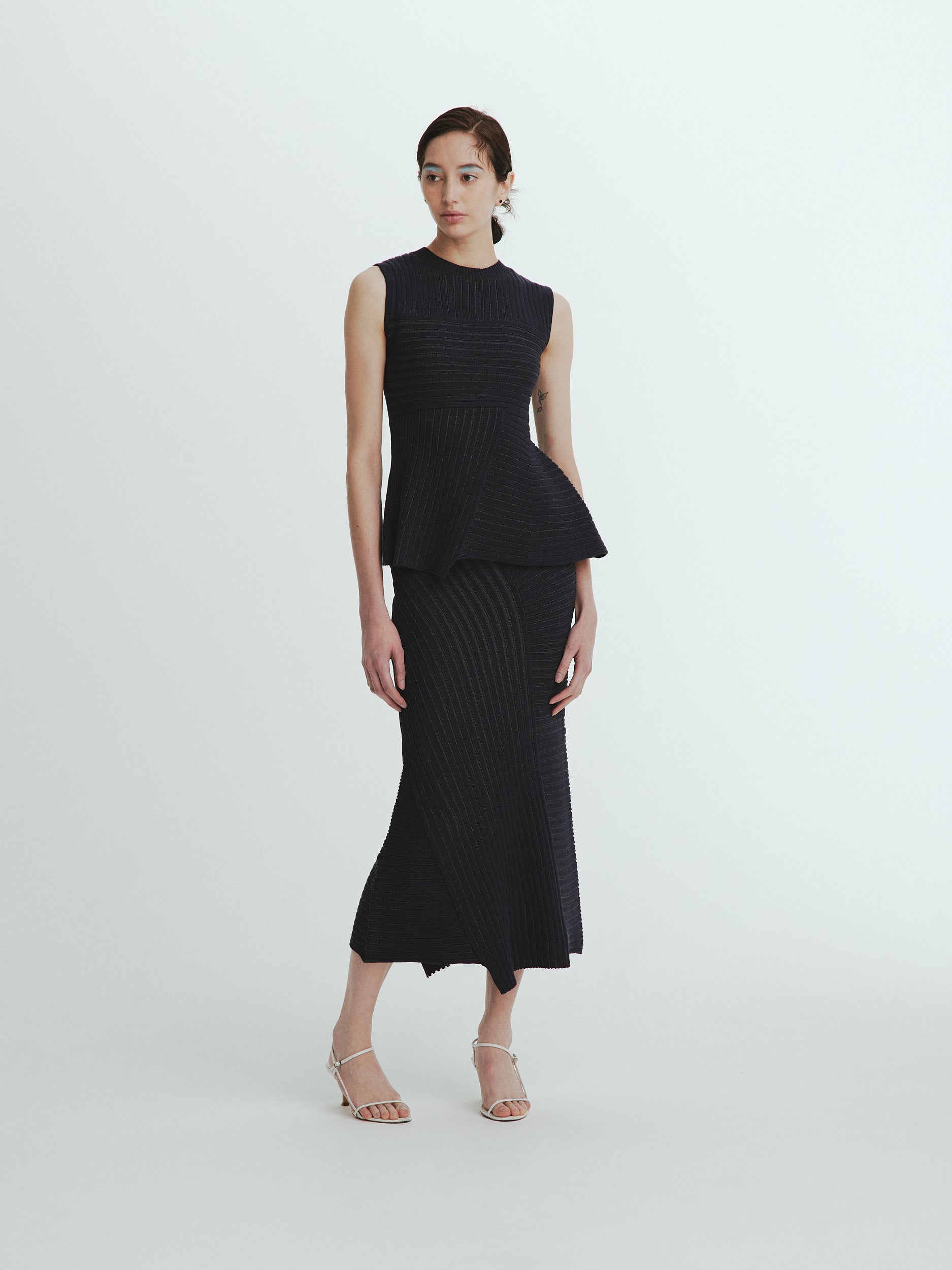 Panel Rib Knit Tops