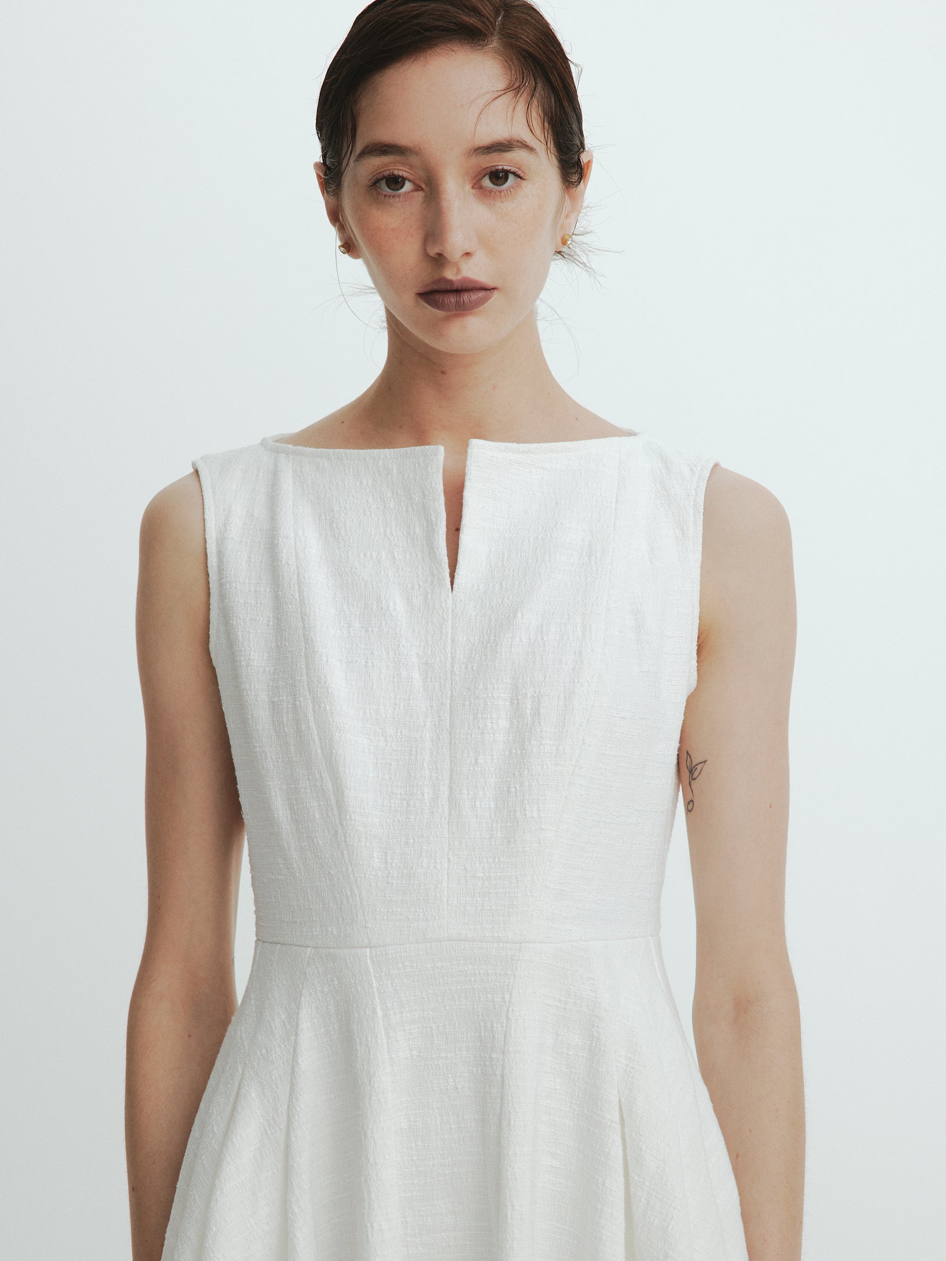 Slab tweed  Cocoon Dress