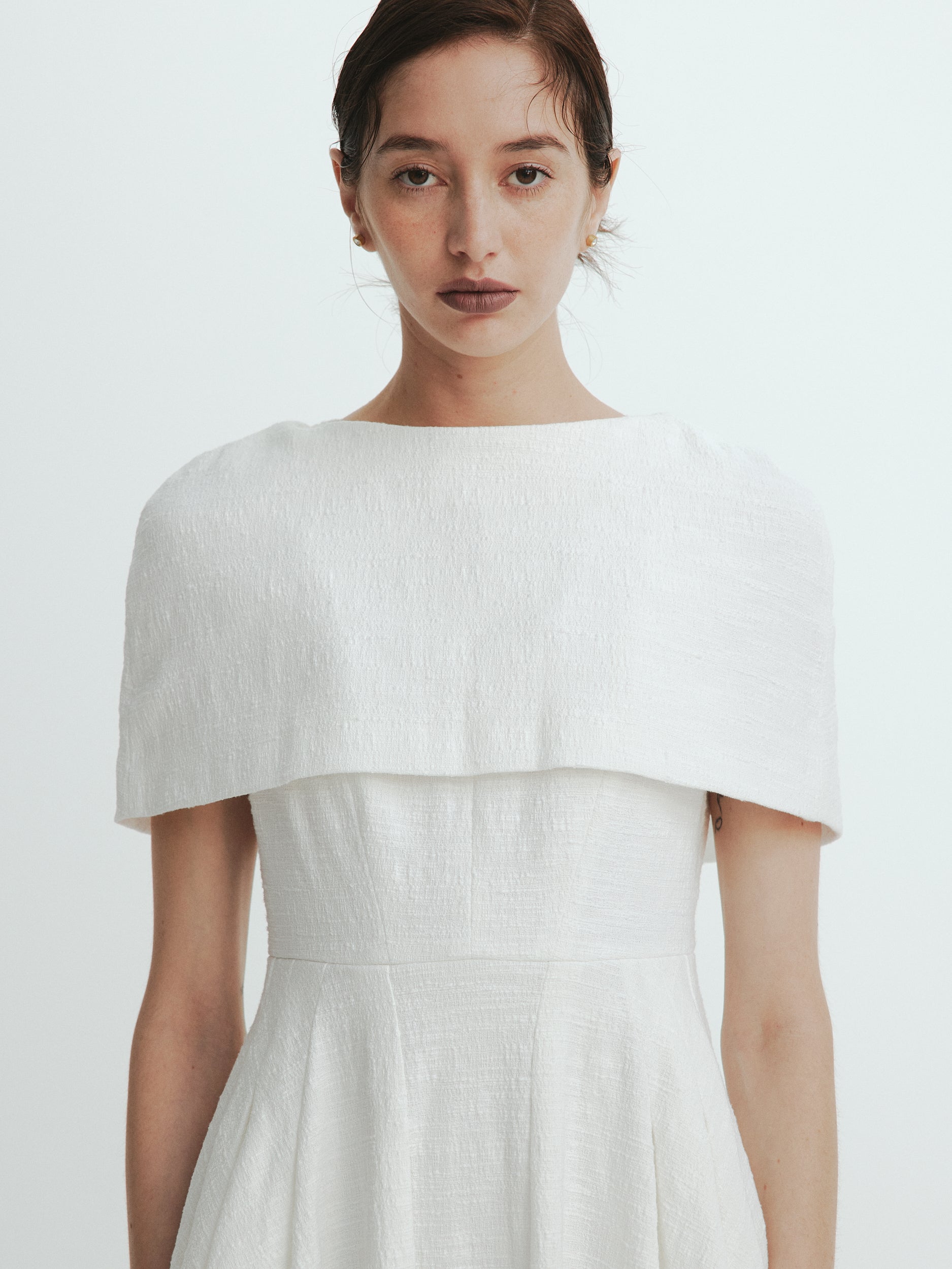 Slab tweed  Cocoon Dress