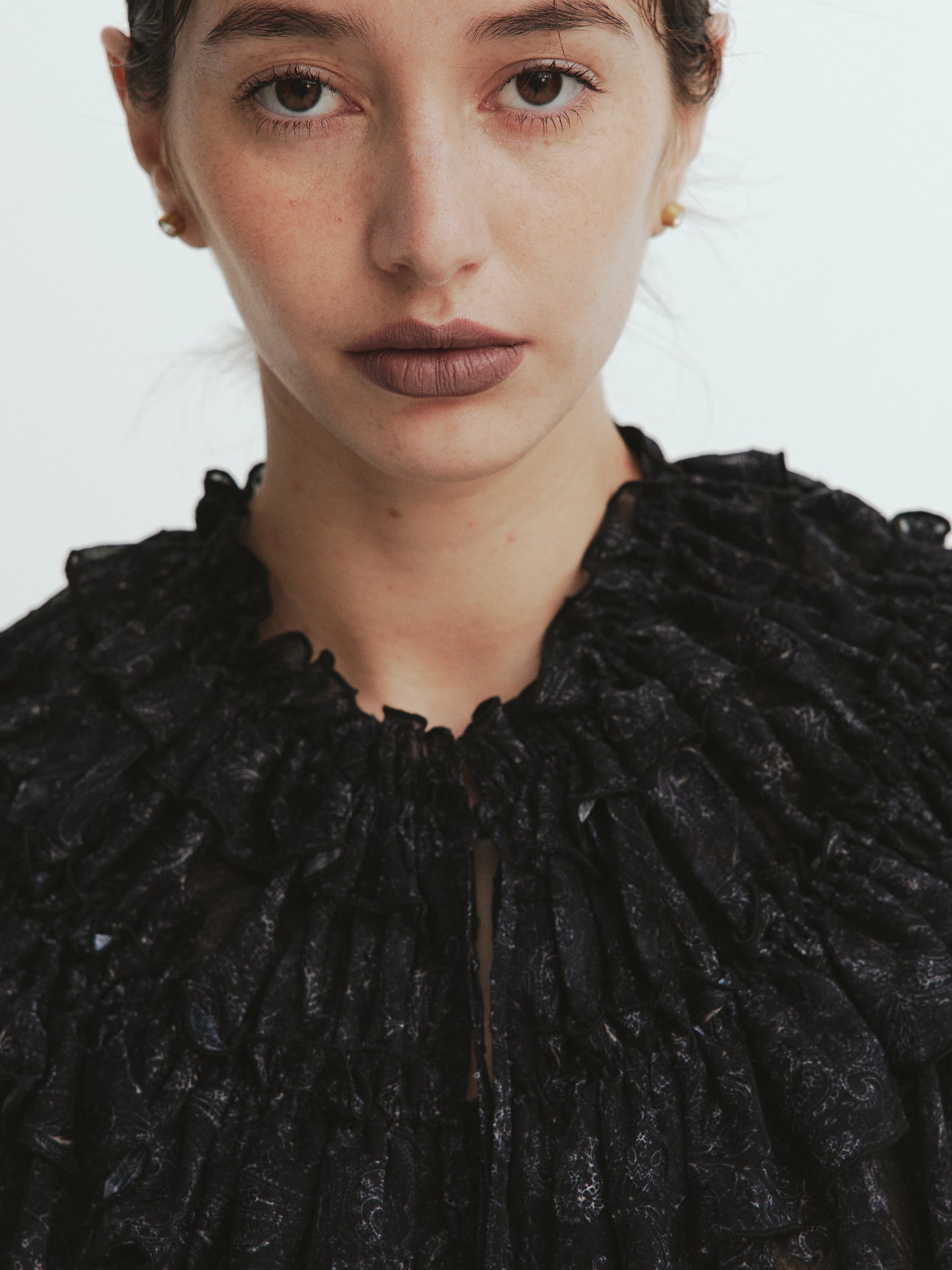Paisley Cut jacquard  Blouse