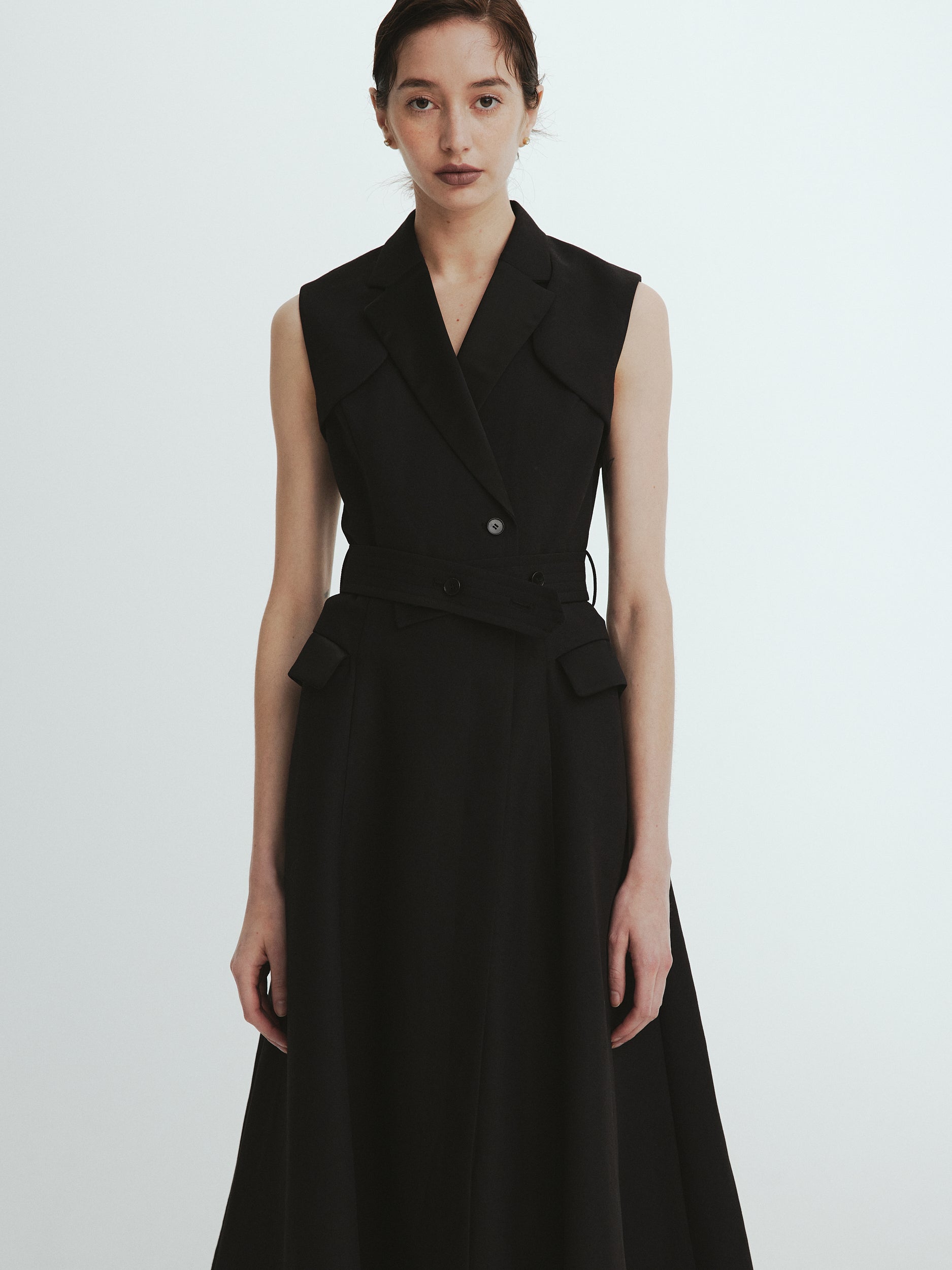 noble【新品未使用】laubeblanc Sleeveless Coat Dress