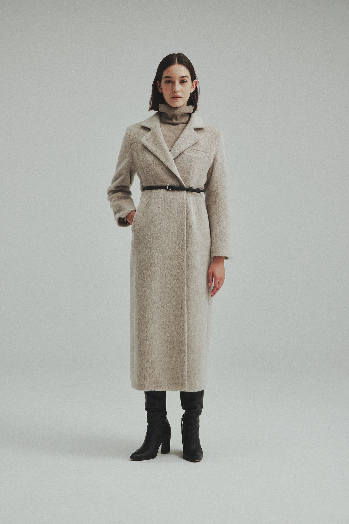 Belted Chester coat