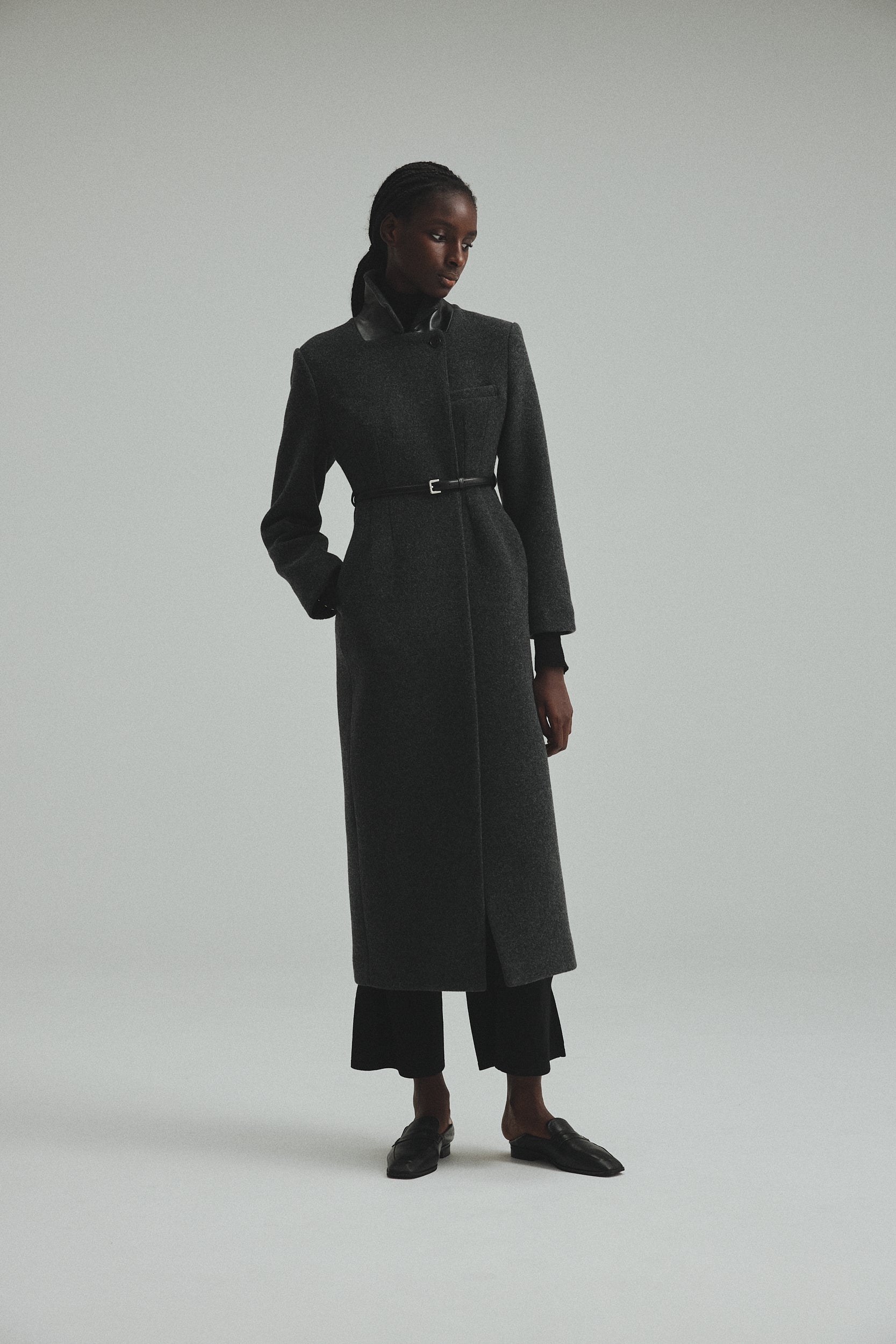 Belted Chester coat