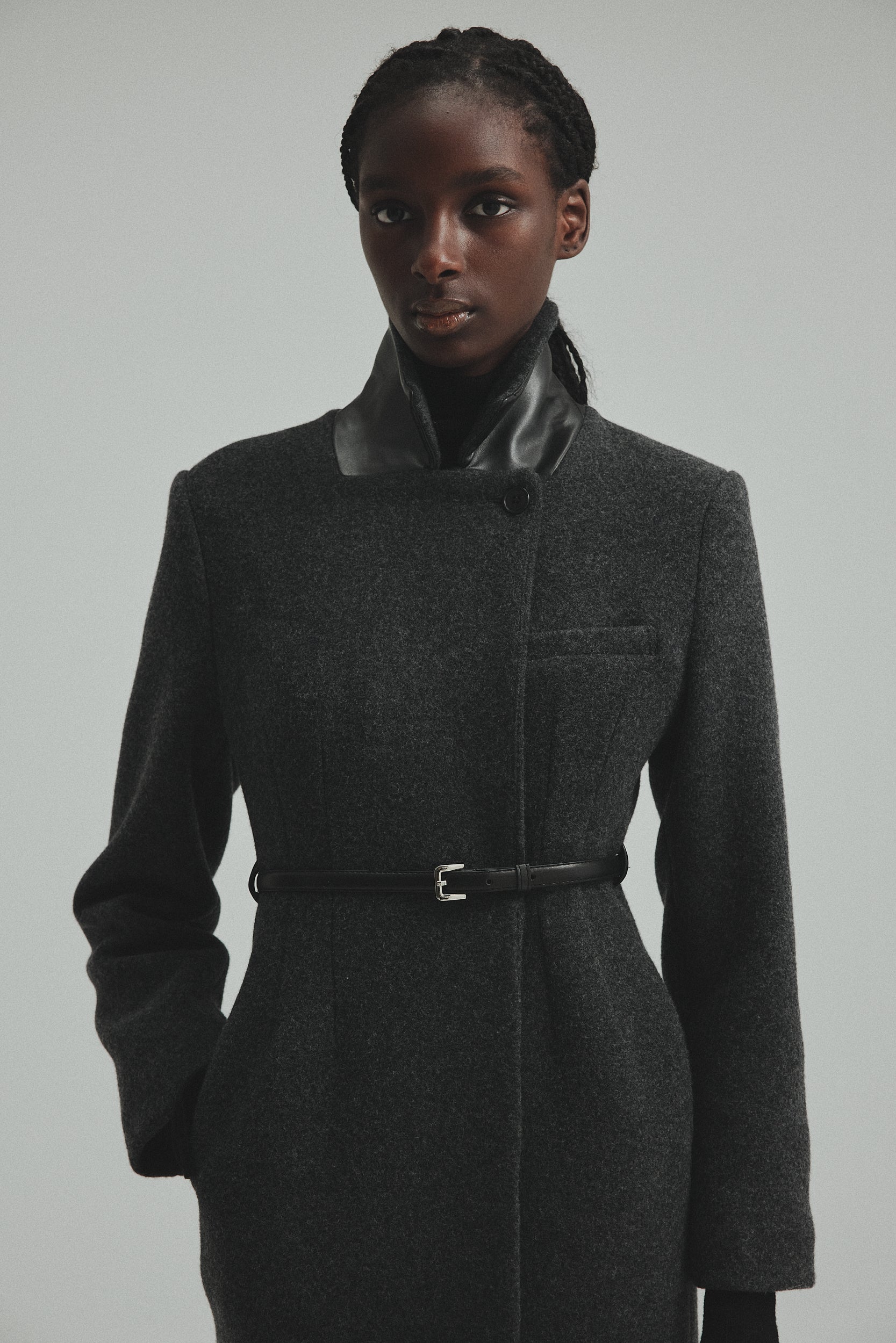 Belted Chester coat