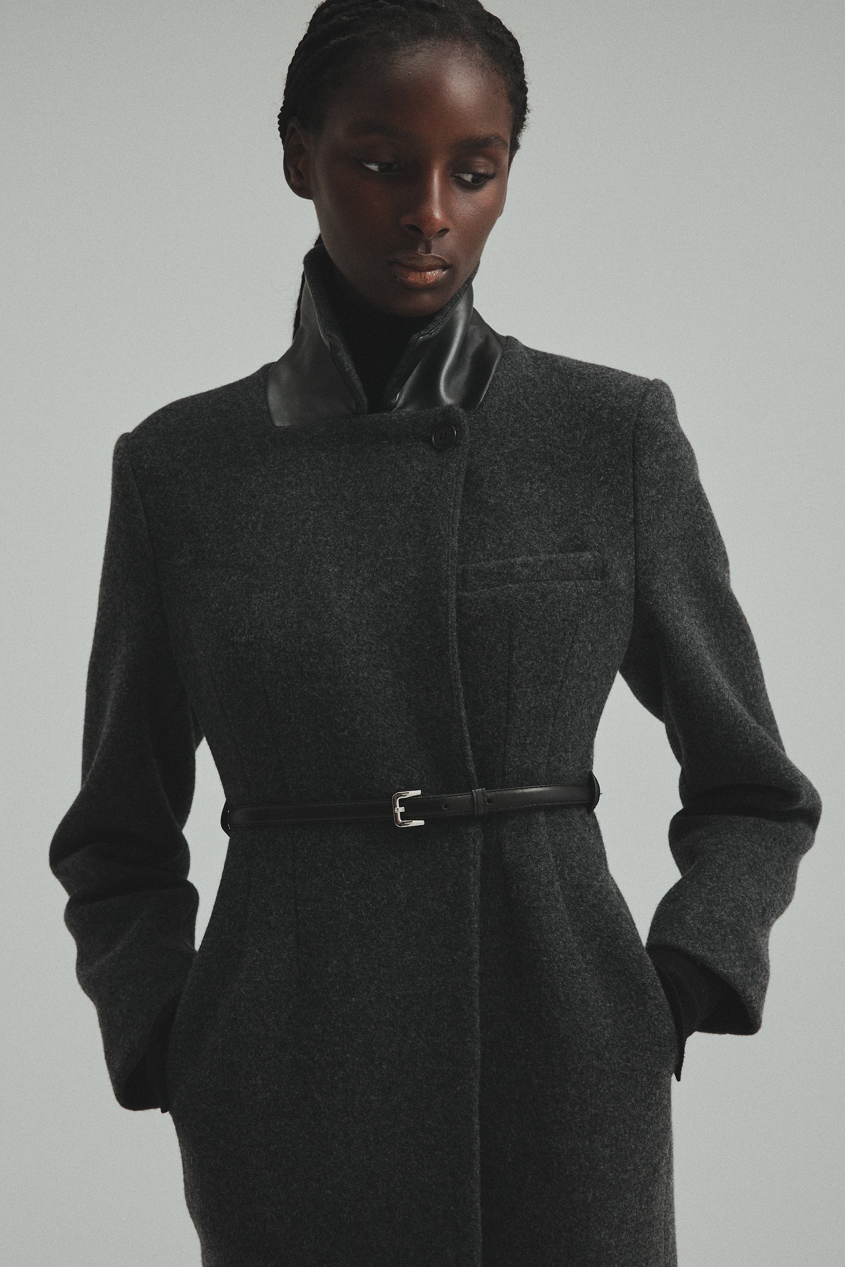Belted Chester coat