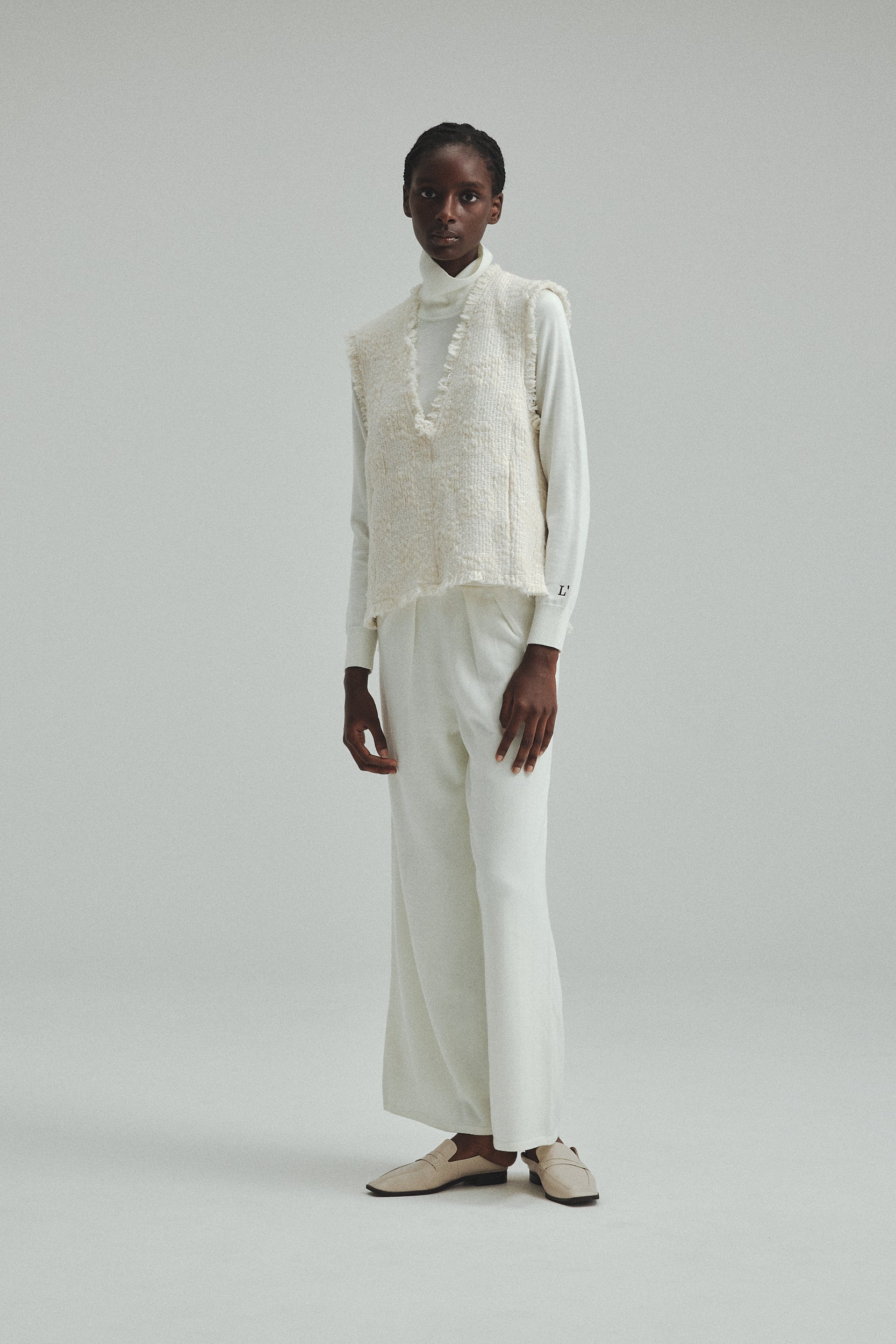 Wide knit Pants