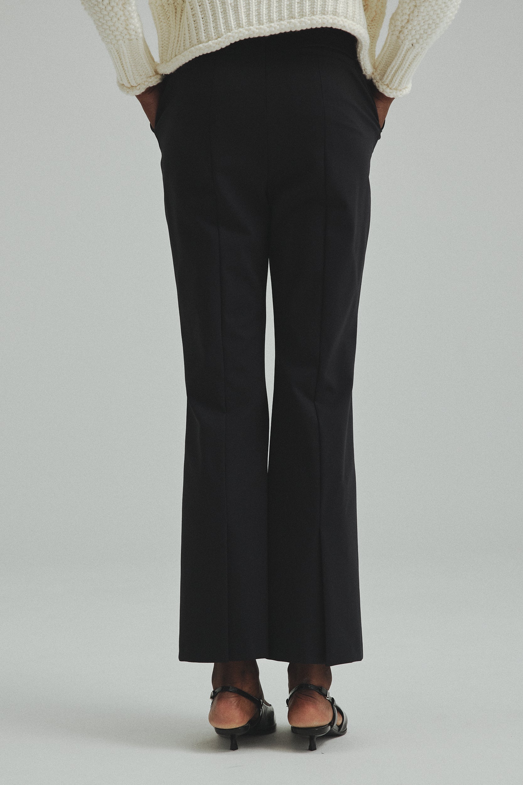 laubeblanc Back vents Flare pants