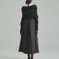 Front tuck Tweed skirt