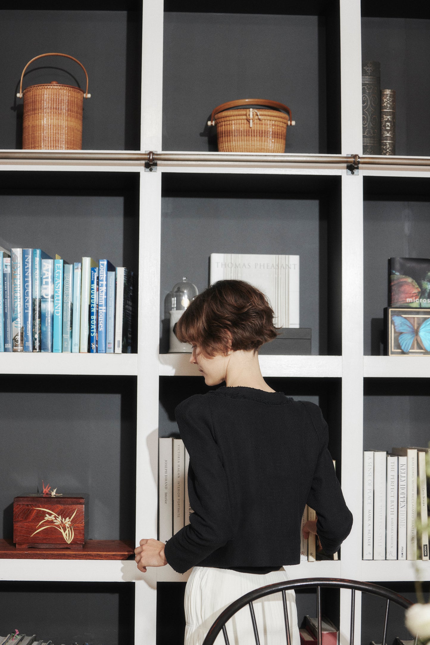 Gigot Sleeve Tweed Jacket