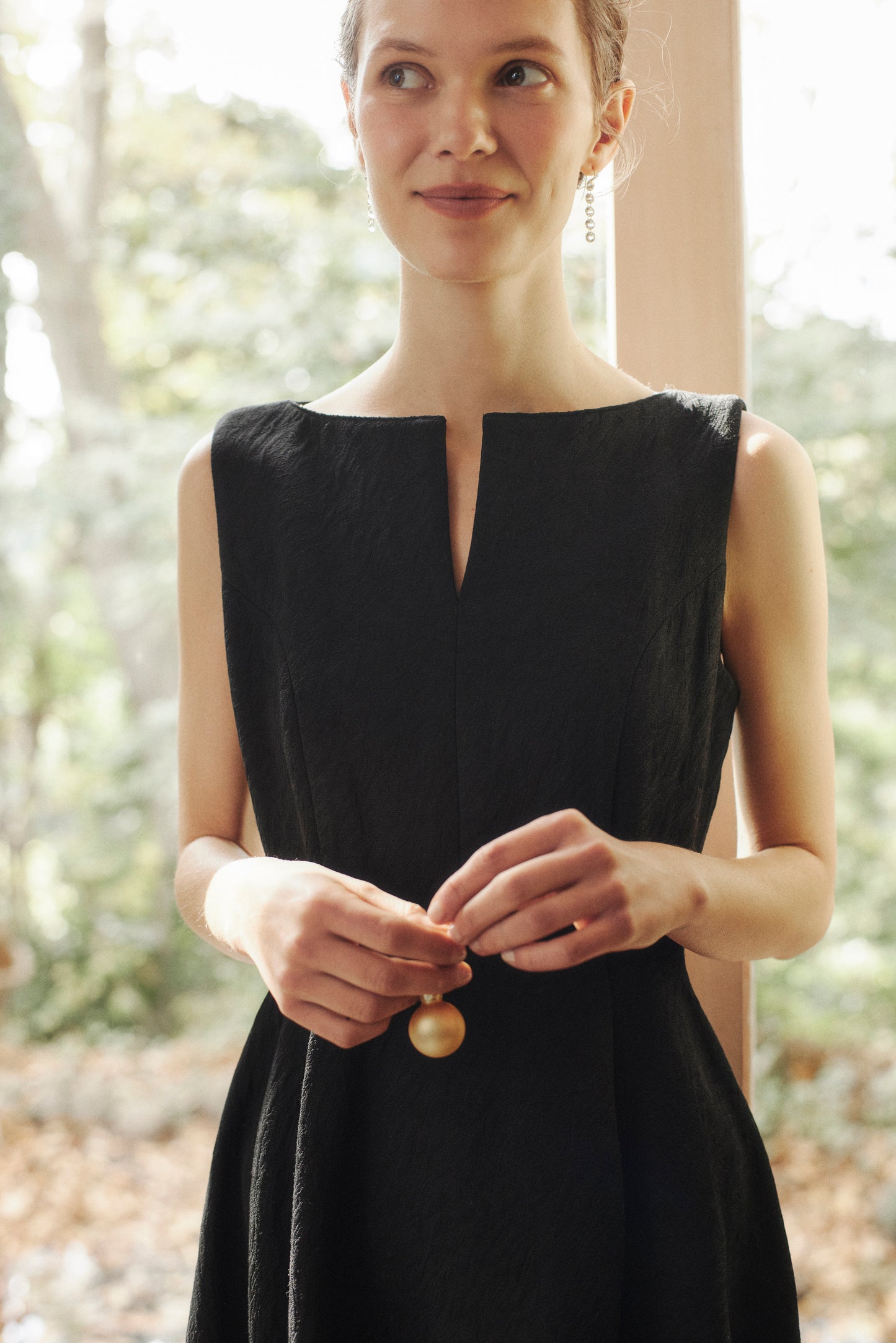 Keyneck Jacquard Dress