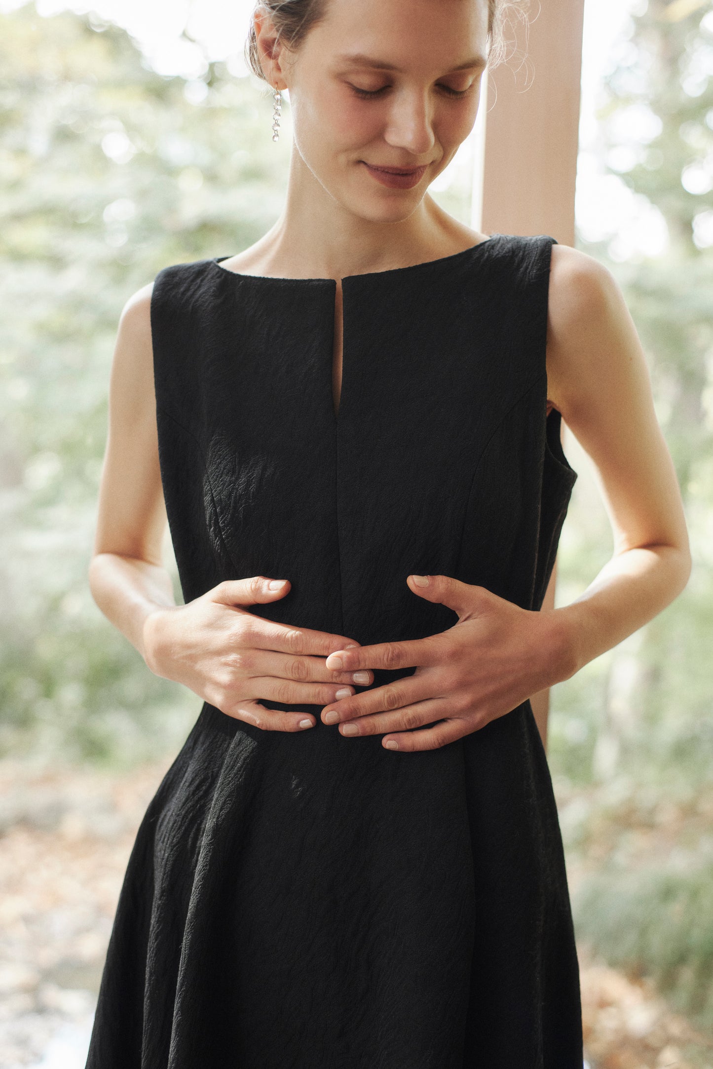 Keyneck Jacquard Dress