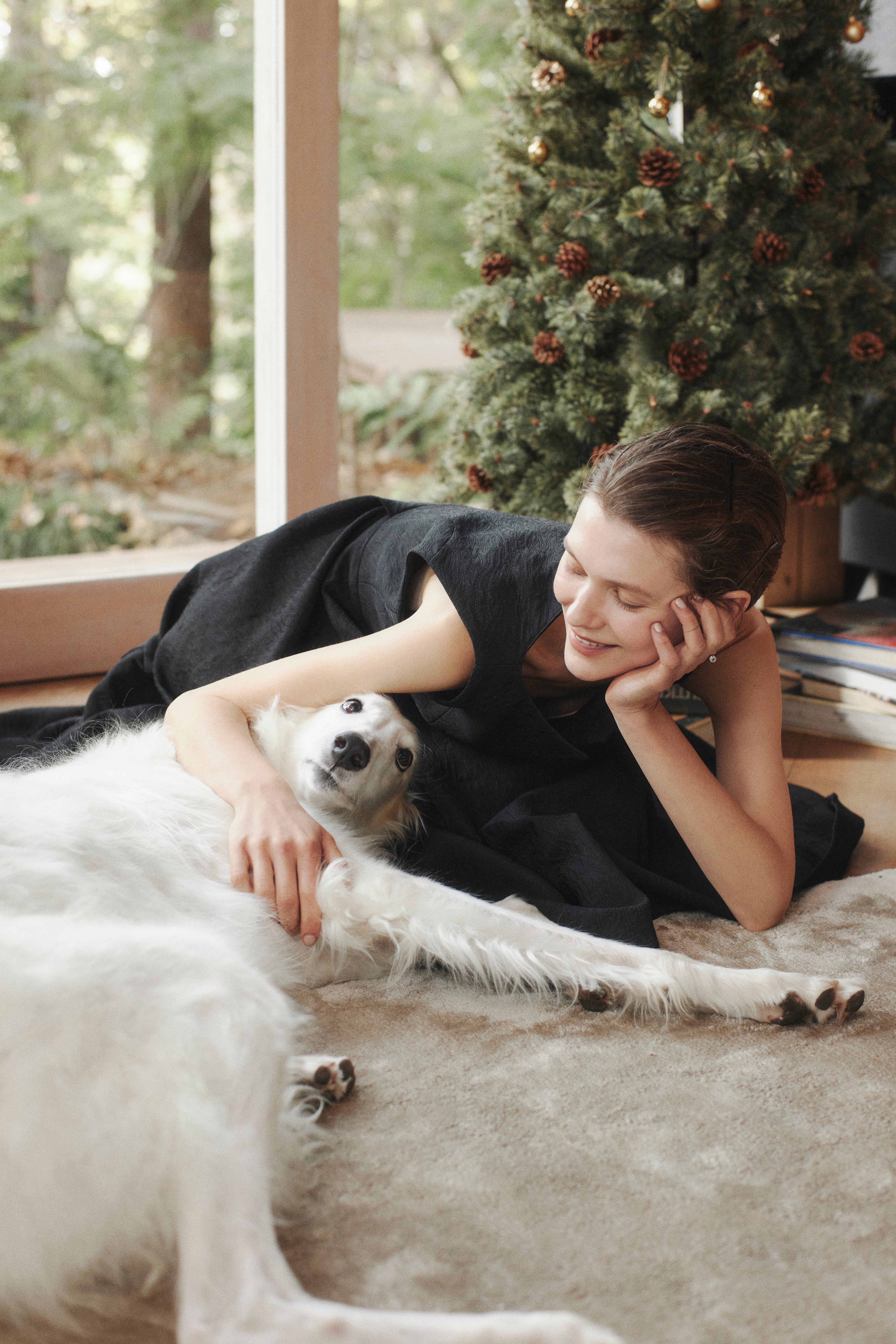 Keyneck Jacquard Dress – L'AUBE BLANC