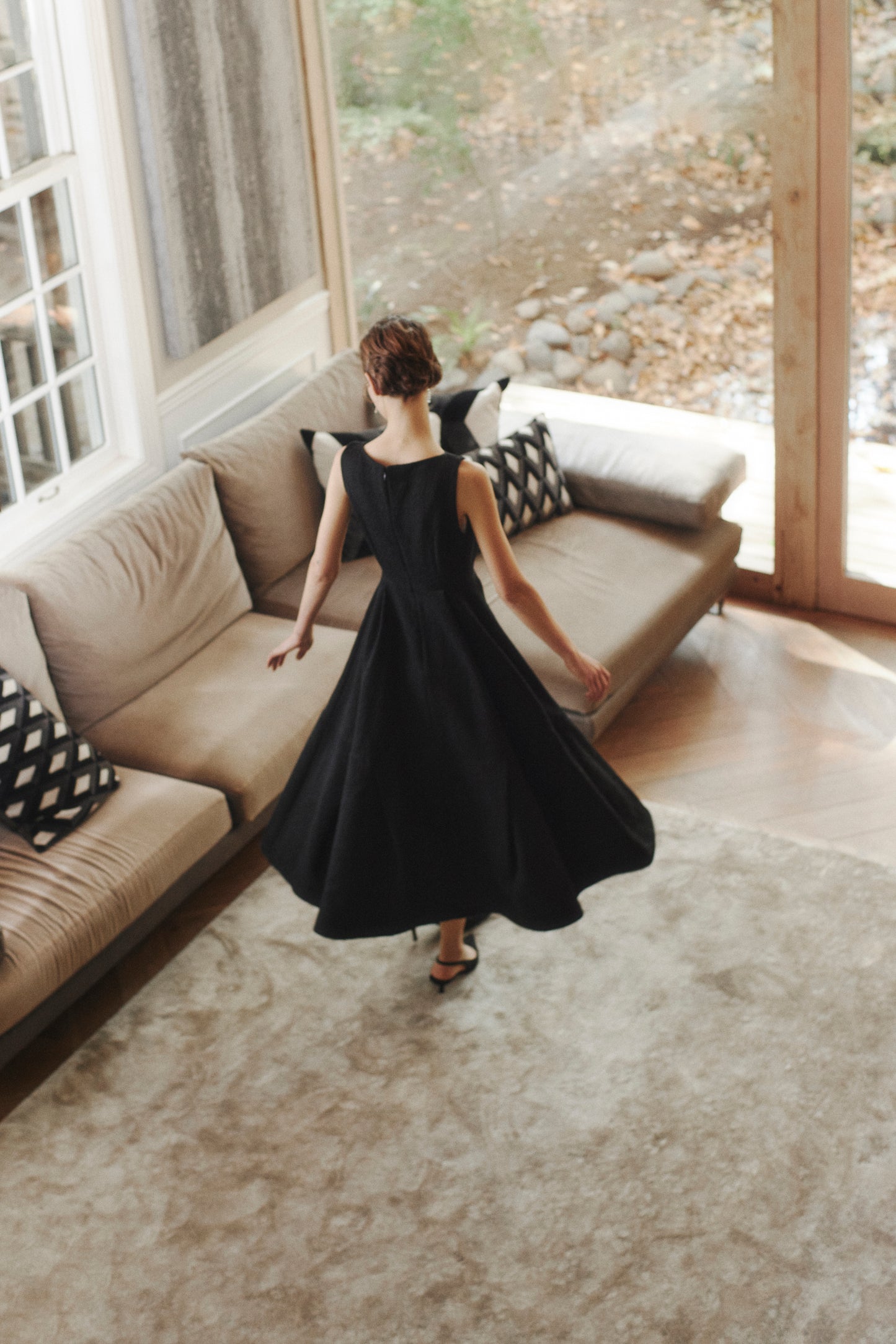 Keyneck Jacquard Dress