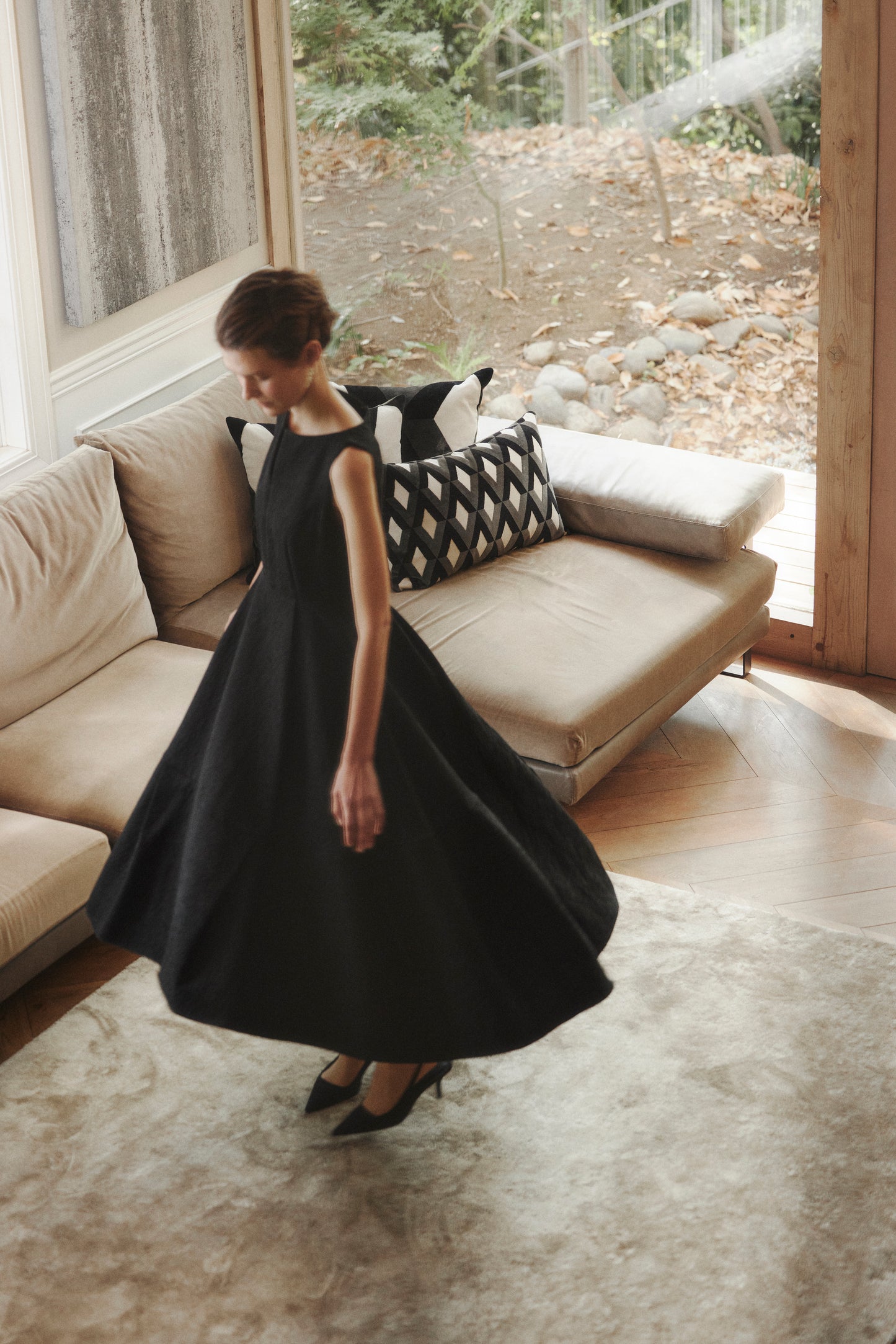 Keyneck Jacquard Dress