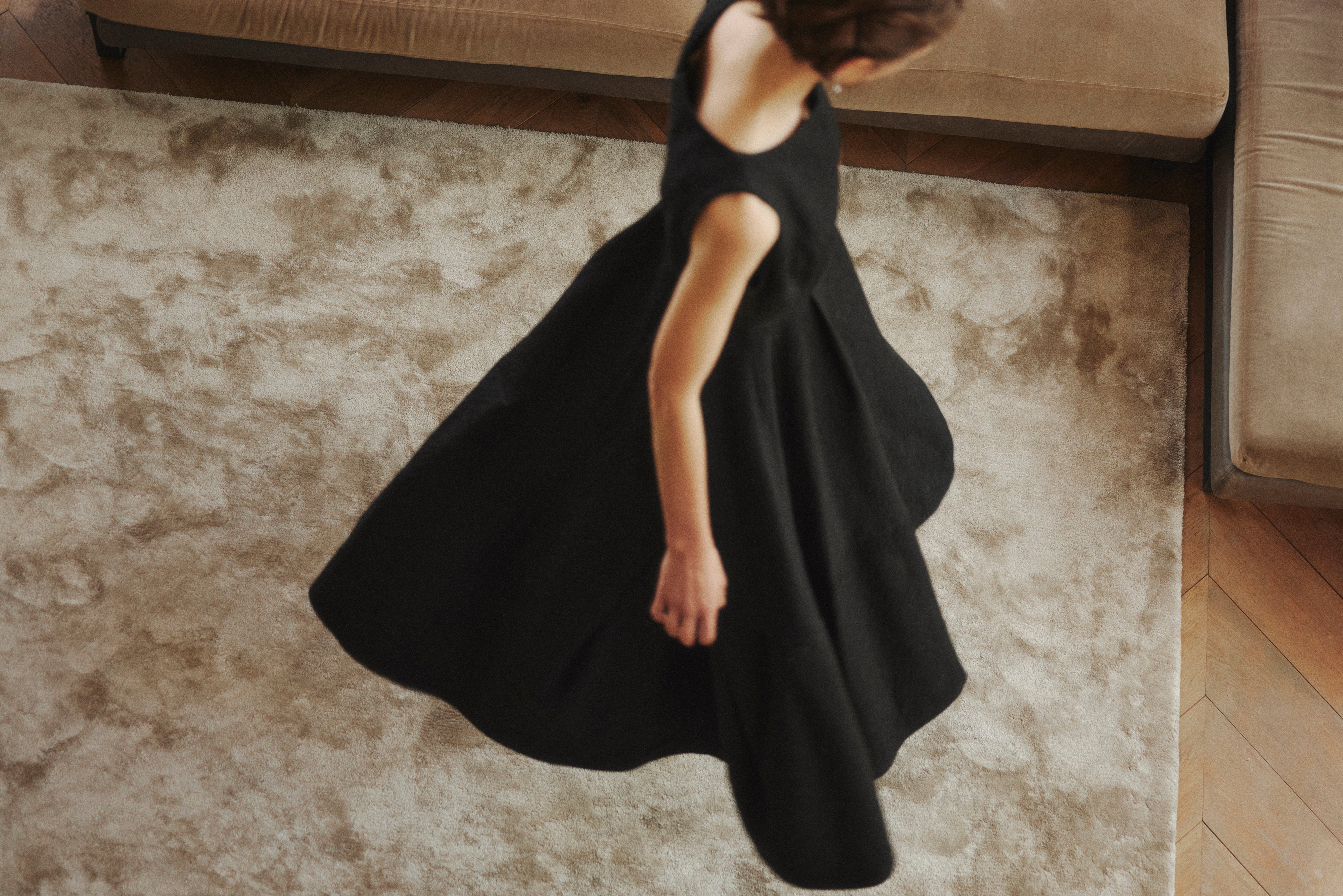 Keyneck Jacquard Dress – L'AUBE BLANC