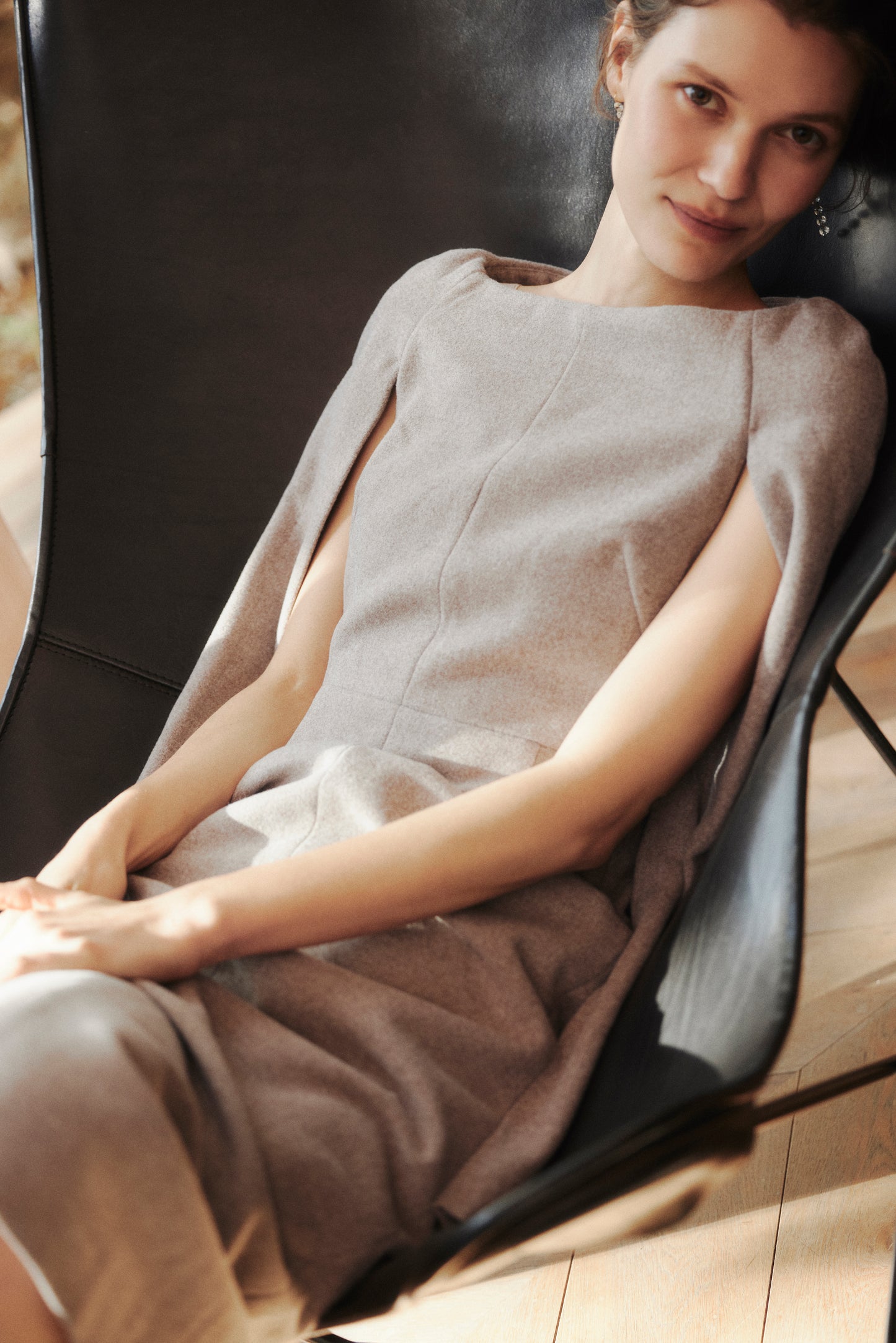 Narrow line Cape Dress