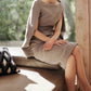 Narrow line Cape Dress