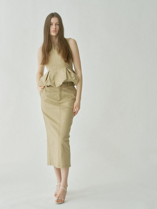 Structure Pencil Skirt