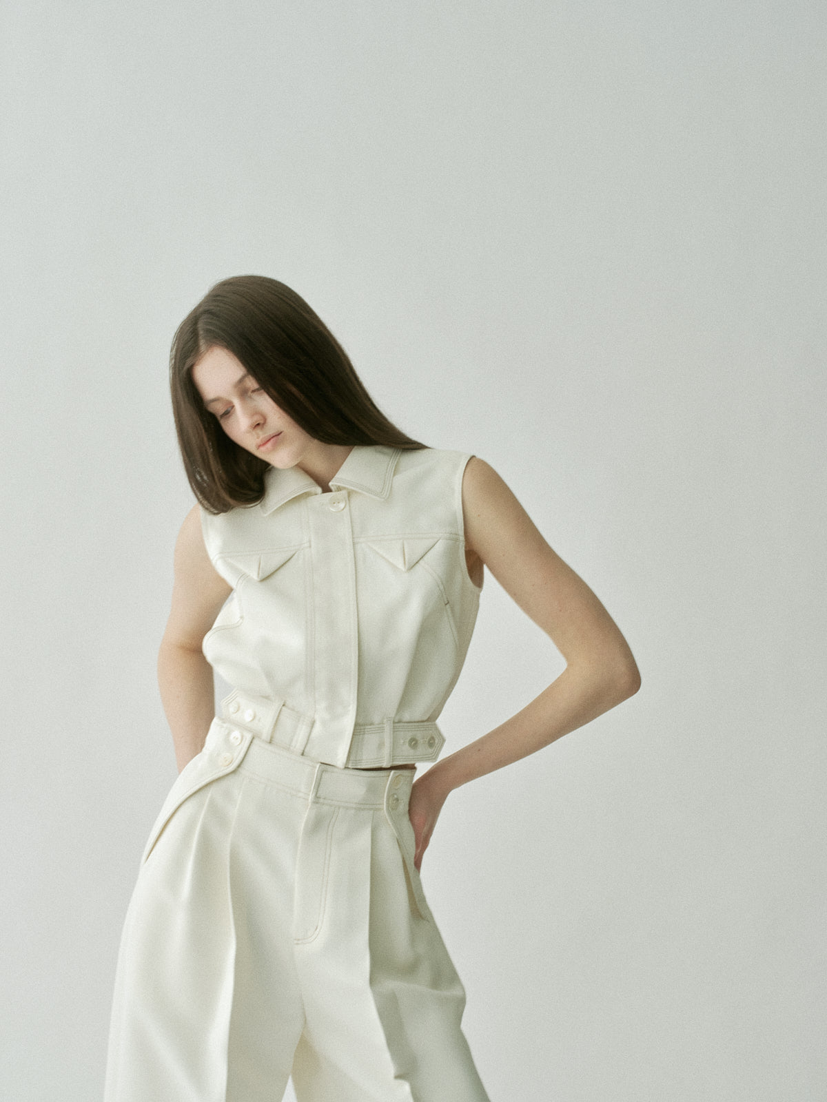 【ローブブラン】Architect Volume Wide Pants Architect Volume Wide Pants