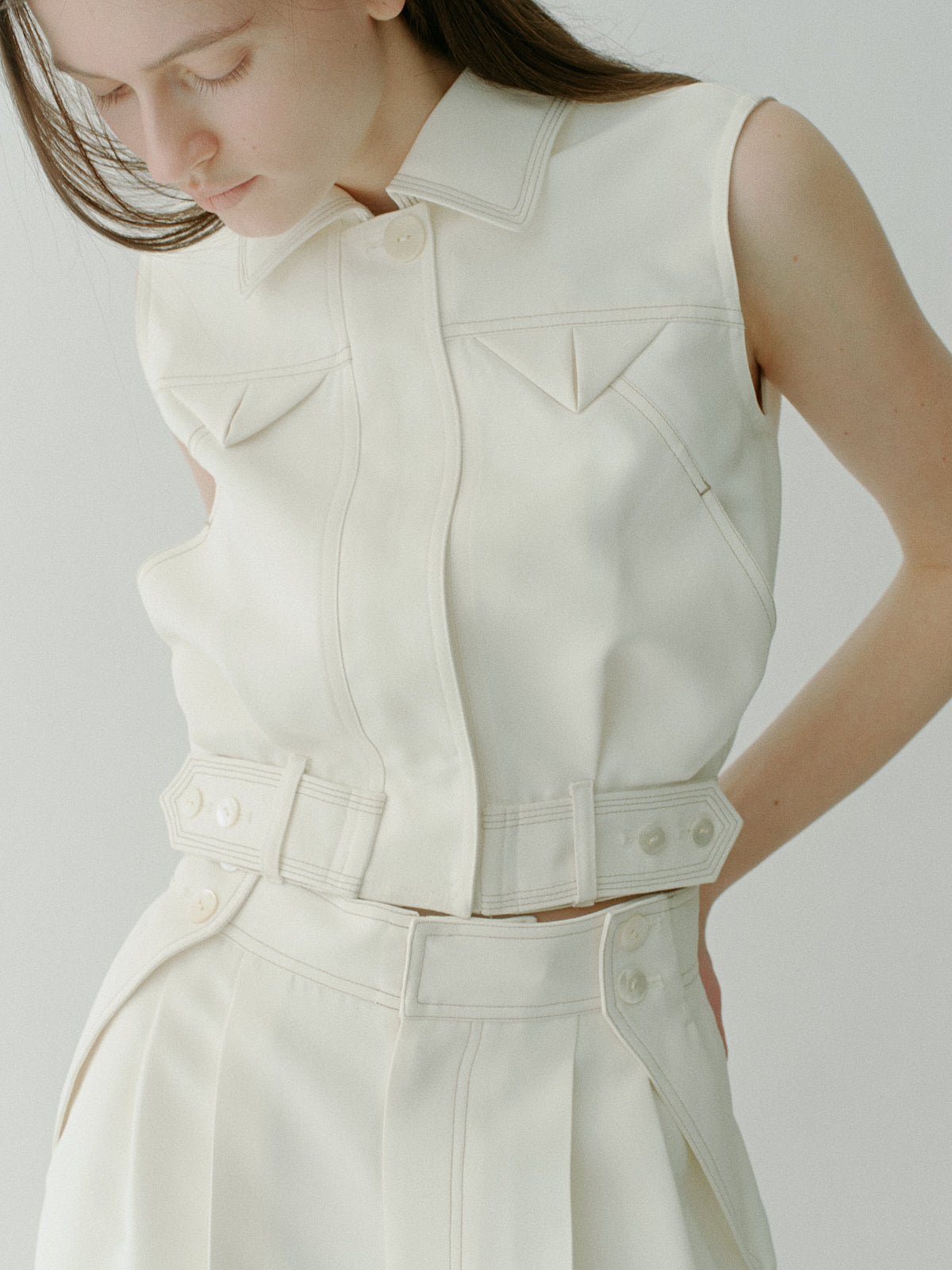 Architect Zip Compact Top – L'AUBE BLANC