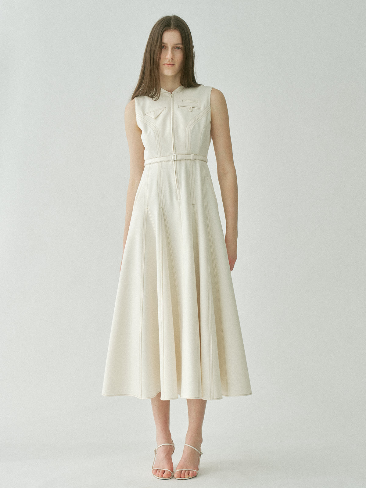 Architect Zip Flare Dress