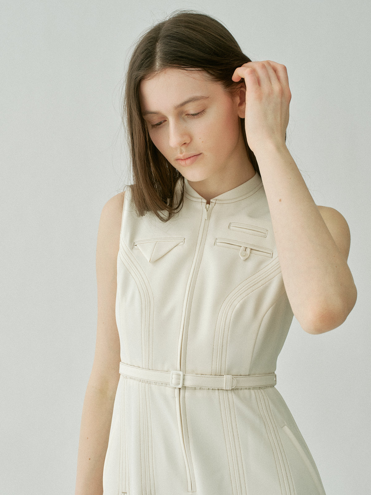 Architect Zip Flare Dress