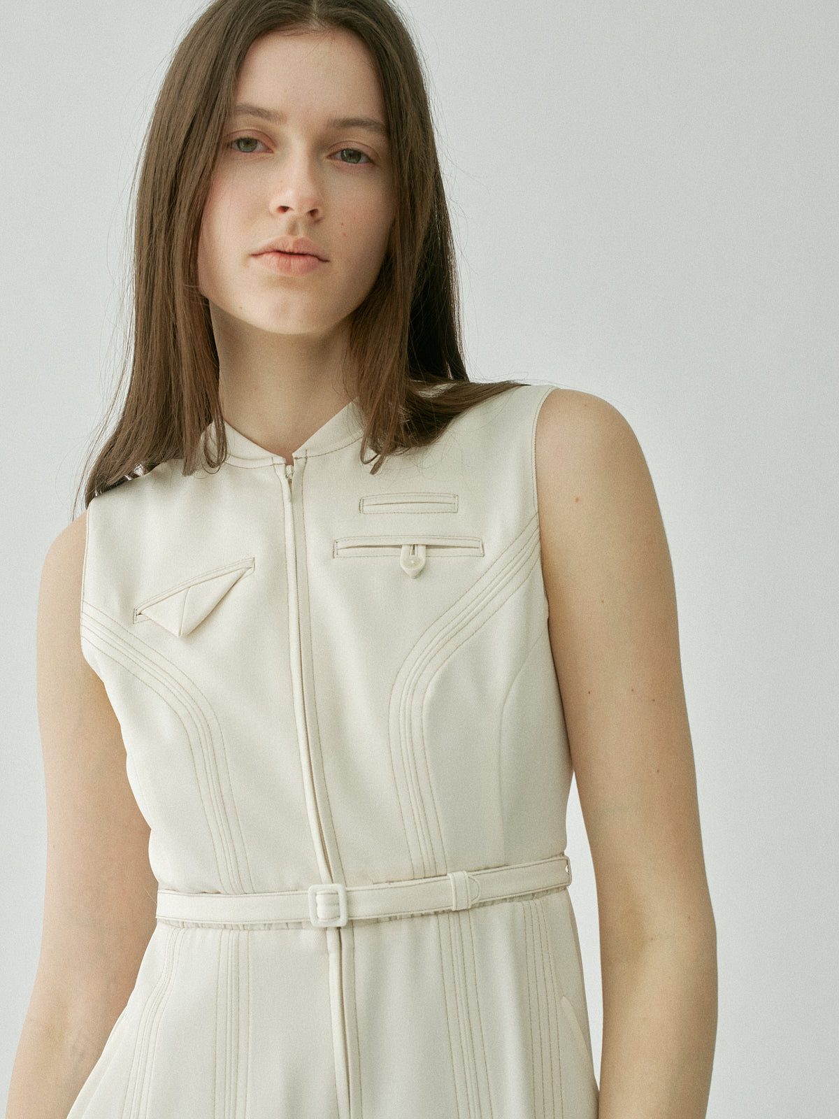 Architect Zip Flare Dress