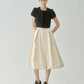 Arc Tuck Balloon Skirt