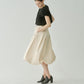 Arc Tuck Balloon Skirt