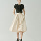 Arc Tuck Balloon Skirt