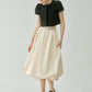 Arc Tuck Balloon Skirt