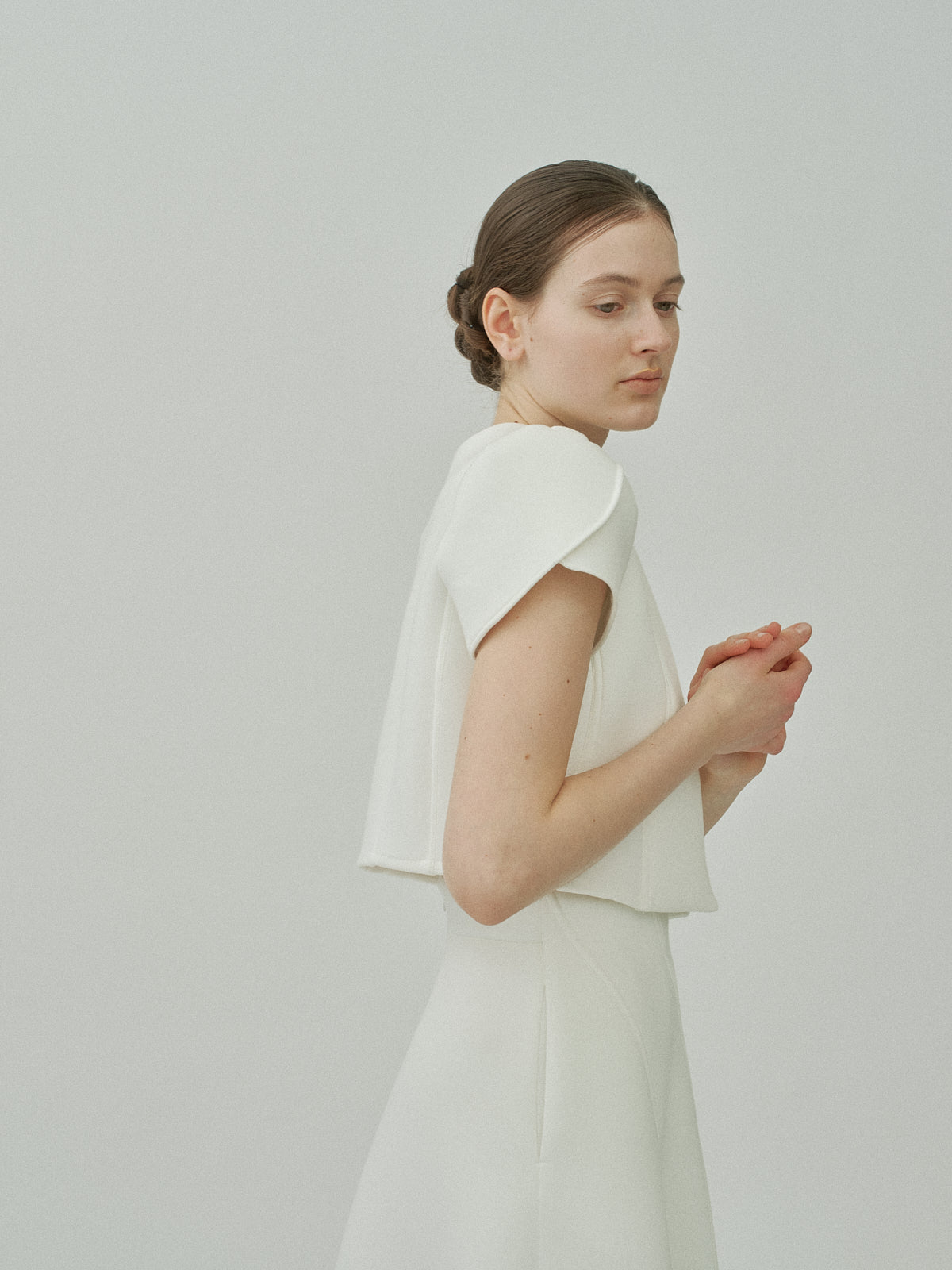 Sculpt Flare Double Knit Skirt