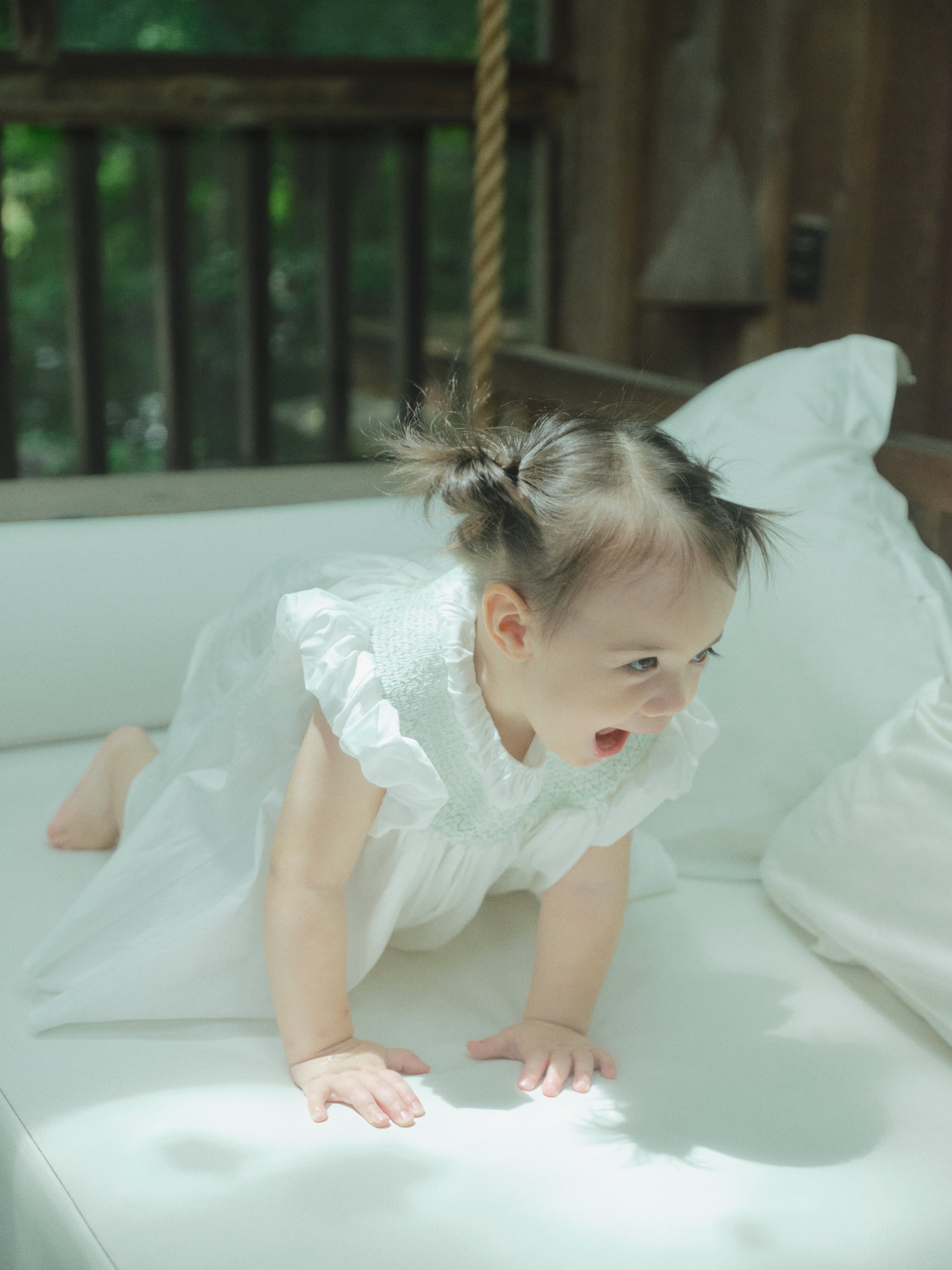 Rainbow Smocking Dress